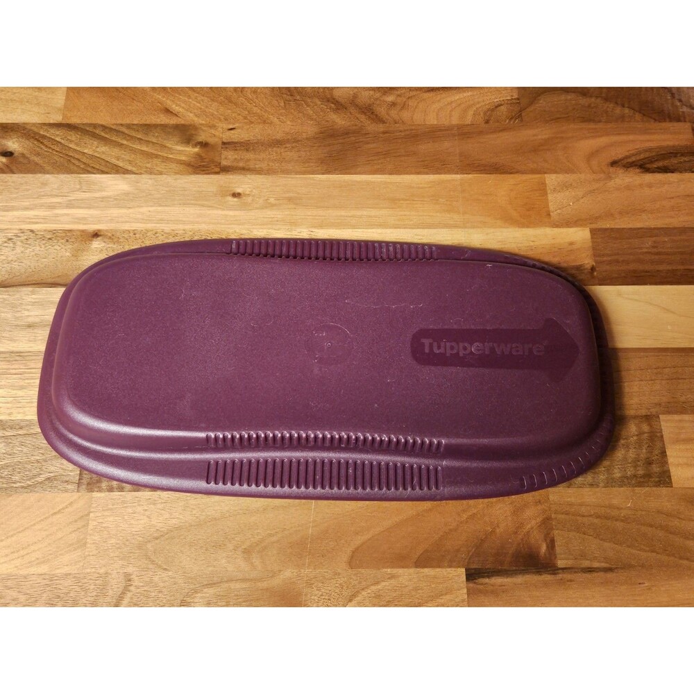 Tupperware Purple Microwave Pasta Maker Steamer Replacement Lid Only 7209A